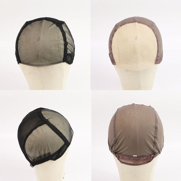 full lace wig cap for making wigs with elastic strap weaving caps, Black;brown
full lace wig cap for making wigs with elastic strap weaving caps, Black;brown