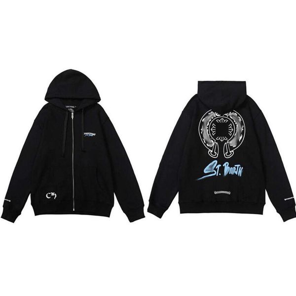 fleece men's classic luxury sweatshirts ch fashion hoodies men woman designer horseshoe sanskrit cross pullover hooded zipper sweater, Black
fleece men's classic luxury sweatshirts ch fashion hoodies men woman designer horseshoe sanskrit cross pullover hooded zipper sweater, Black