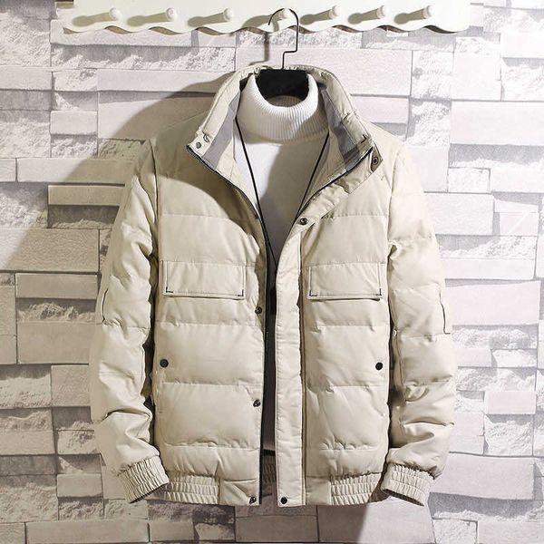 men's down parkas winter lint-padded jacket men's korean version trend down stand-up collar short cotton tide brand g220930, Black
men's down parkas winter lint-padded jacket men's korean version trend down stand-up collar short cotton tide brand g220930, Black