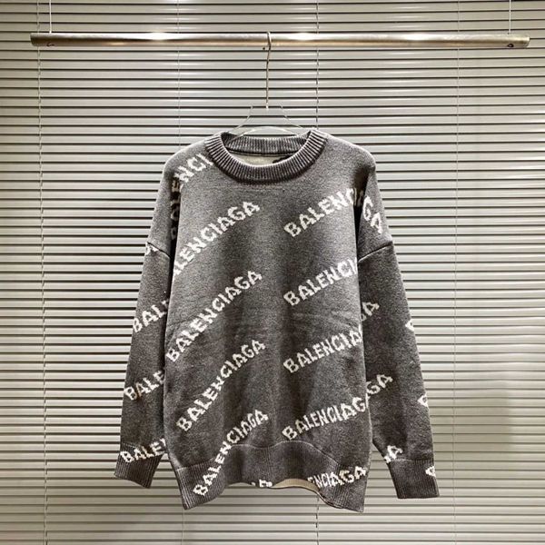 paris sweater women's designer balencaigass fashion brand sweaters knitted men's autumn crew neck letter jacquard casual loose win, White;black
paris sweater women's designer balencaigass fashion brand sweaters knitted men's autumn crew neck letter jacquard casual loose win, White;black