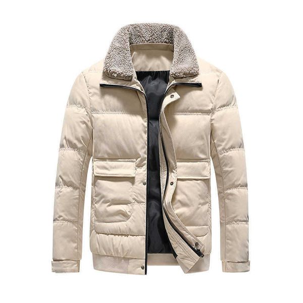 men's down parkas padded men's winter coat 2022 new cold-resistant trend short clothing padded jacket lamb velvet collar g220930, Black
men's down parkas padded men's winter coat 2022 new cold-resistant trend short clothing padded jacket lamb velvet collar g220930, Black