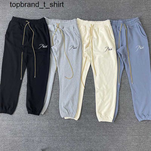 new men's designer pants rhude pants drawstring loose casual neck long fashion pants men women, Black
new men's designer pants rhude pants drawstring loose casual neck long fashion pants men women, Black