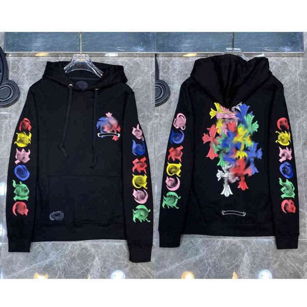 fleece men's hoodies sweatshirts new chrome mens designer fashion classic brand ch loose hoodie horseshoe sanskrit print luxury jacket, Black
fleece men's hoodies sweatshirts new chrome mens designer fashion classic brand ch loose hoodie horseshoe sanskrit print luxury jacket, Black