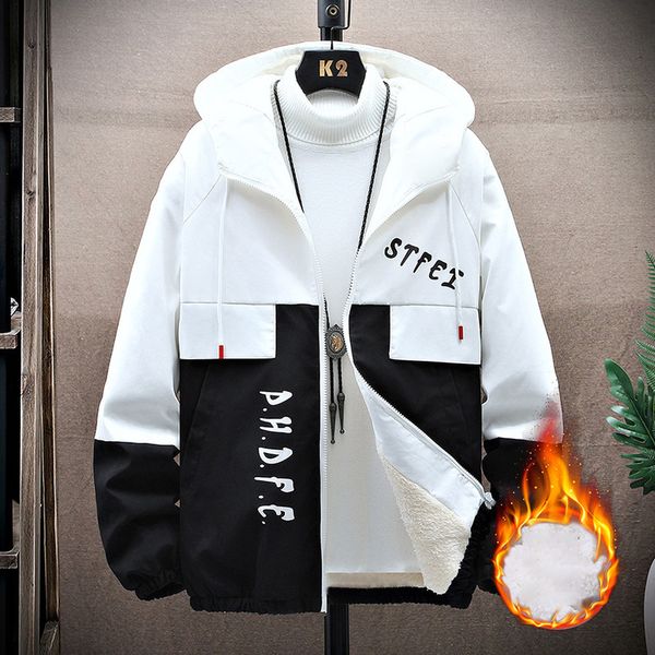 fur lined patchwork windbreaker jacket men with hood lightweight autumn casual jackets men streetwear clothes hip hop hoodies, Black;brown
fur lined patchwork windbreaker jacket men with hood lightweight autumn casual jackets men streetwear clothes hip hop hoodies, Black;brown