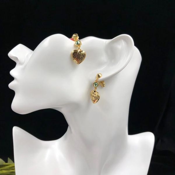 2022 new glamour fashion luxury brand dangle earrings heart pendant earrings personality ladies wedding party couple gift designer quality j, Silver
2022 new glamour fashion luxury brand dangle earrings heart pendant earrings personality ladies wedding party couple gift designer quality j, Silver