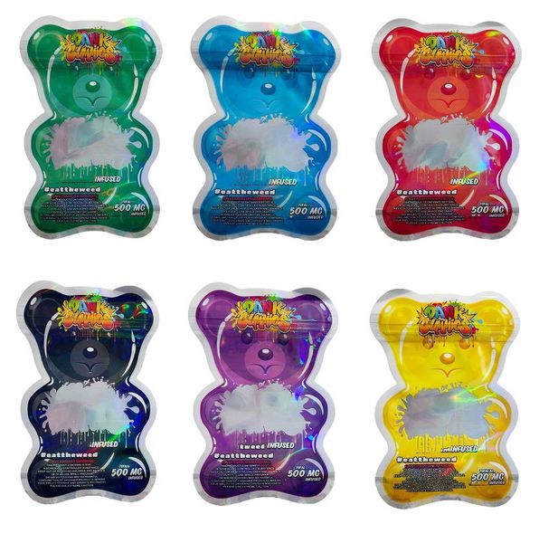 special-shaped bag bear dank gummies edibles mylar packaging bags smell proof 420 infused zipper holographic package
special-shaped bag bear dank gummies edibles mylar packaging bags smell proof 420 infused zipper holographic package
