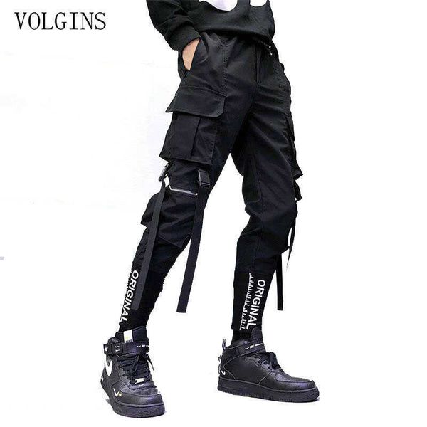 men's pants streetwear ribbons pockets harem spring summer casual sweatpants hip hop joggers slim fit black pencil g220929
men's pants streetwear ribbons pockets harem spring summer casual sweatpants hip hop joggers slim fit black pencil g220929
