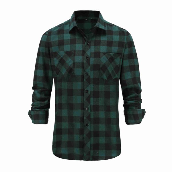 men's casual shirts casual men plaid shirt autumn winter flannel shirt men dress shirts fashion long sleeve slim fit chemise homme cott, White;black
men's casual shirts casual men plaid shirt autumn winter flannel shirt men dress shirts fashion long sleeve slim fit chemise homme cott, White;black
