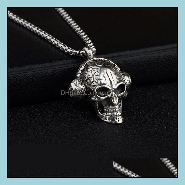 pendant necklaces punk stainless steel skl chain pendant necklace vintage gold siery black color hip hop statement necklaces lulubaby dhtqk, Silver
pendant necklaces punk stainless steel skl chain pendant necklace vintage gold siery black color hip hop statement necklaces lulubaby dhtqk, Silver