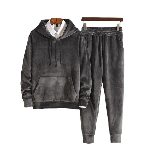 men's tracksuits men and women winter warm hoodies gold velvet tracksuit two piece set tracksuit 220930, Gray
men's tracksuits men and women winter warm hoodies gold velvet tracksuit two piece set tracksuit 220930, Gray