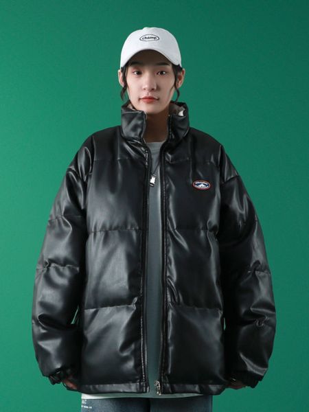 women's down parkas twosided padded jacket wome winter stand collar loose thickened puffer jacket female streetwear pu oversized coat k, Black
women's down parkas twosided padded jacket wome winter stand collar loose thickened puffer jacket female streetwear pu oversized coat k, Black