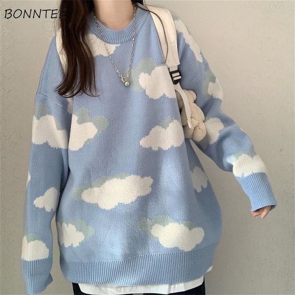 women's sweaters sweaters women harajuku lovely chic preppy simple soft loose autumn spring teens knitwear casual fashion korean girls, White;black
women's sweaters sweaters women harajuku lovely chic preppy simple soft loose autumn spring teens knitwear casual fashion korean girls, White;black