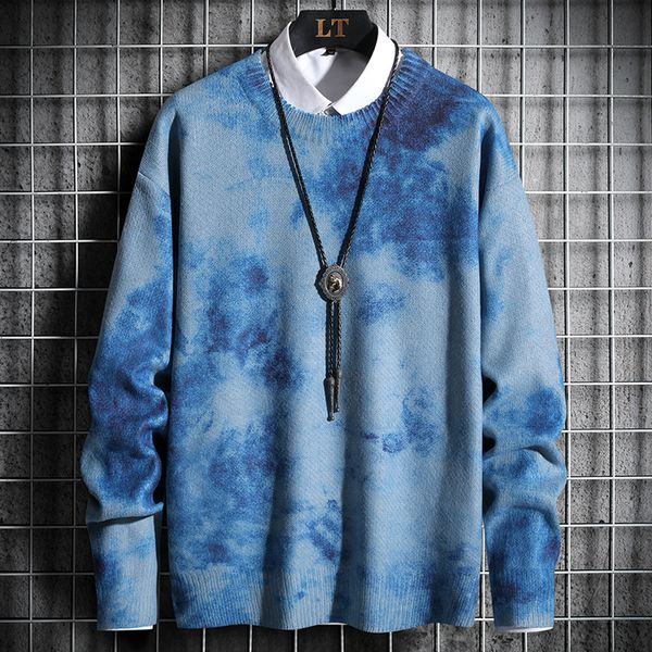 tie dye sweaters for men fashion clothing autumn winter crewneck sweaters knitted jumpers long sleeves, White;black
tie dye sweaters for men fashion clothing autumn winter crewneck sweaters knitted jumpers long sleeves, White;black
