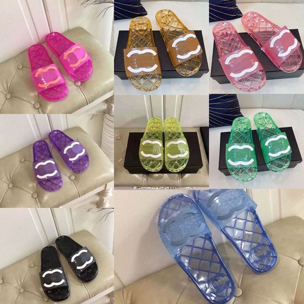 2022 designer luxury crystal transparent pure color slippers classic women slides beach sandal flat flip flops slide ladies sandals sandals, Black
2022 designer luxury crystal transparent pure color slippers classic women slides beach sandal flat flip flops slide ladies sandals sandals, Black