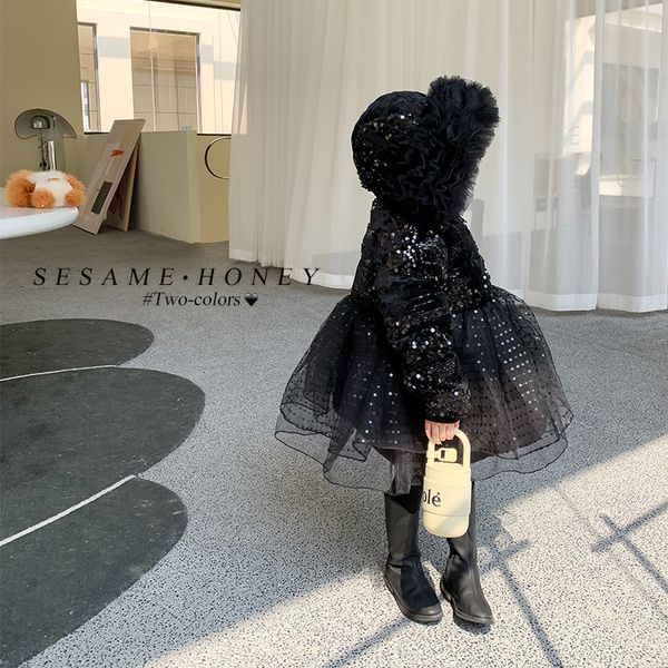 winter kids white duck down coat girls sequins velvet splicing gauze princess outwear children lace falbala hooded long coats q9043, Blue;gray
winter kids white duck down coat girls sequins velvet splicing gauze princess outwear children lace falbala hooded long coats q9043, Blue;gray