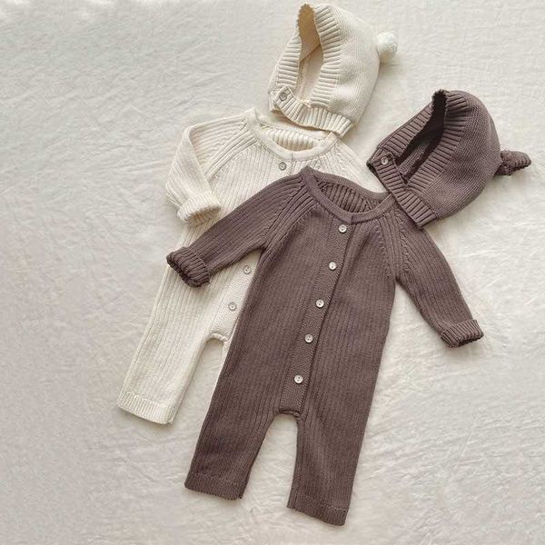 rompers newborn baby boy single breasted sweater romper casual soft striped knitting jumpsuit girls cute bear ear tab wool cap j220922, Blue
rompers newborn baby boy single breasted sweater romper casual soft striped knitting jumpsuit girls cute bear ear tab wool cap j220922, Blue