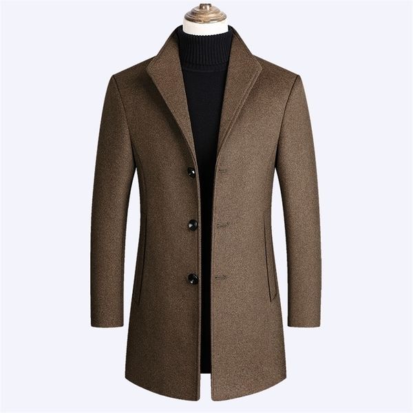 men's wool blends autumn winter wool coat men's woolen trench coats simple leisure youth solid color leisure medium long coat wind, Black
men's wool blends autumn winter wool coat men's woolen trench coats simple leisure youth solid color leisure medium long coat wind, Black
