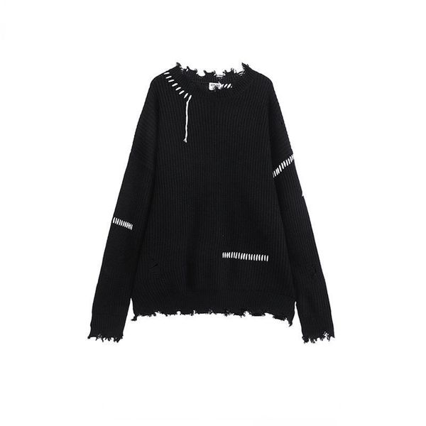 women's sweaters deeptown grunge gothic black knitted sweater women punk harajuku streetwear hippie beige long sleeve jumper female pul, White;black
women's sweaters deeptown grunge gothic black knitted sweater women punk harajuku streetwear hippie beige long sleeve jumper female pul, White;black