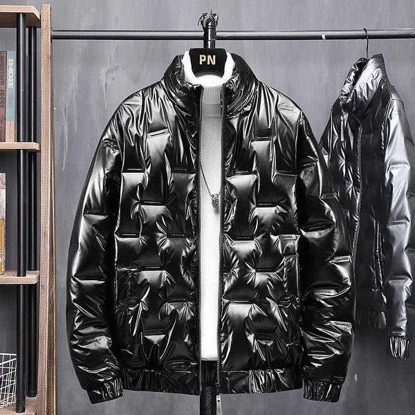 men's down parkas autumn winter bubble padded clothes jackets bright parka thickened warm silver waterproof coats g220930, Black
men's down parkas autumn winter bubble padded clothes jackets bright parka thickened warm silver waterproof coats g220930, Black