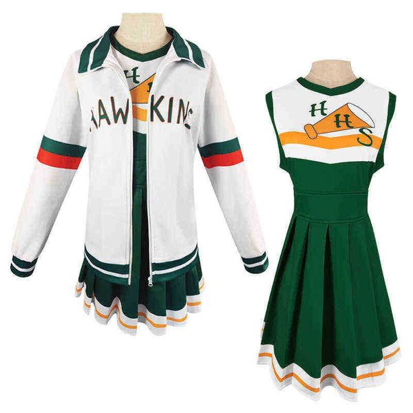 women's tracksuits chrissy cunningham cosplay come things season 4 cheerleader uniform hawkins high school lucas sinclair jacket dress, Gray
women's tracksuits chrissy cunningham cosplay come things season 4 cheerleader uniform hawkins high school lucas sinclair jacket dress, Gray