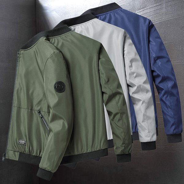 casual jacket men lightweight bomber jacket slim fit spring and autumn thin coat solid color korean fashion, Black;brown
casual jacket men lightweight bomber jacket slim fit spring and autumn thin coat solid color korean fashion, Black;brown