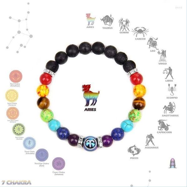 beaded strands strand 7 chakra beads bracelet men women 12 constellation birthday bracelets femme reiki healing nce wristband jewelr dhqle, Black
beaded strands strand 7 chakra beads bracelet men women 12 constellation birthday bracelets femme reiki healing nce wristband jewelr dhqle, Black