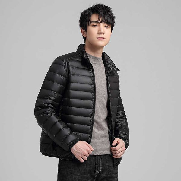 men's down parkas trend new men 2021 autumn winter standing collar light down jacket warm and cold resistant white duck coat tide g2209, Black
men's down parkas trend new men 2021 autumn winter standing collar light down jacket warm and cold resistant white duck coat tide g2209, Black