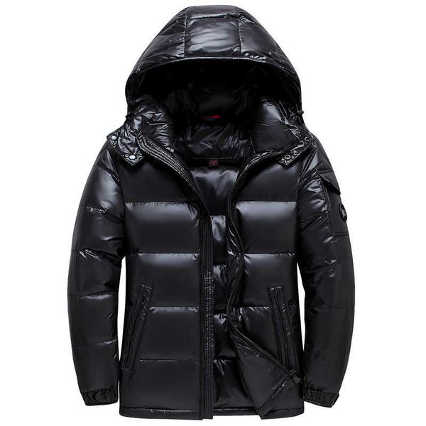 men's down parkas brand winter donw coat hat detachable 90% white duck jacket short puffer outwear g220930, Black
men's down parkas brand winter donw coat hat detachable 90% white duck jacket short puffer outwear g220930, Black