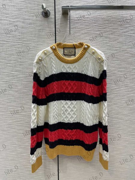 designer cardigan womens sweater jumper fashion broad stripes match colors pearl decoration round neck pullover knitwear cardigans women sw, White;black
designer cardigan womens sweater jumper fashion broad stripes match colors pearl decoration round neck pullover knitwear cardigans women sw, White;black