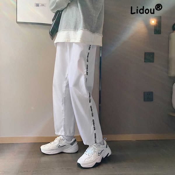 men's pants high street cusual straight wide leg man harem new spring summer loose youth handsome bind feet drawstring ninth g220929, Black
men's pants high street cusual straight wide leg man harem new spring summer loose youth handsome bind feet drawstring ninth g220929, Black