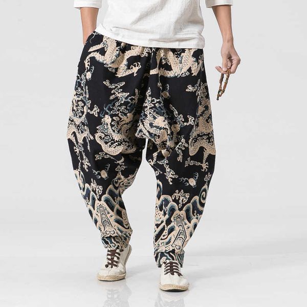 men's pants 2022 summer chinese style men dragon loose casual hip hop jogger harem streetwear sweatpants pencil g220929, Black
men's pants 2022 summer chinese style men dragon loose casual hip hop jogger harem streetwear sweatpants pencil g220929, Black