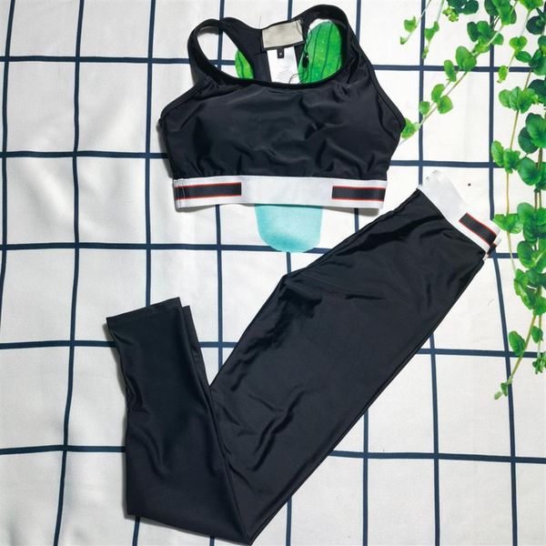 women's two piece pants gym set tracksuits black small letter yoga workout clothes wear sports legging fitness bra crop y236z, White
women's two piece pants gym set tracksuits black small letter yoga workout clothes wear sports legging fitness bra crop y236z, White