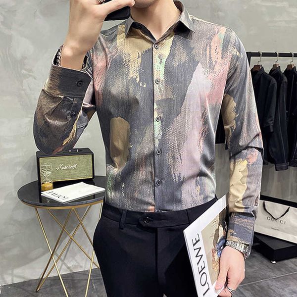 men's casual shirts long sleeve floral shirt men casual button-down slim male printing shirts asian sizes fashion men's clothing, White;black
men's casual shirts long sleeve floral shirt men casual button-down slim male printing shirts asian sizes fashion men's clothing, White;black