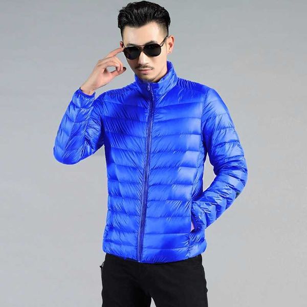 men's down parkas new fashion white duck jacket thin ultralight jackets outwear coats chaqueta pluma hombre male g220930, Black
men's down parkas new fashion white duck jacket thin ultralight jackets outwear coats chaqueta pluma hombre male g220930, Black