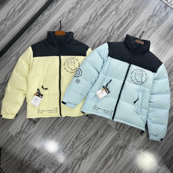 men's down the face designer parkas brain death co branded graffiti down jacket nylon waterproof plaid waterproof cloth warm versatile, Black
men's down the face designer parkas brain death co branded graffiti down jacket nylon waterproof plaid waterproof cloth warm versatile, Black