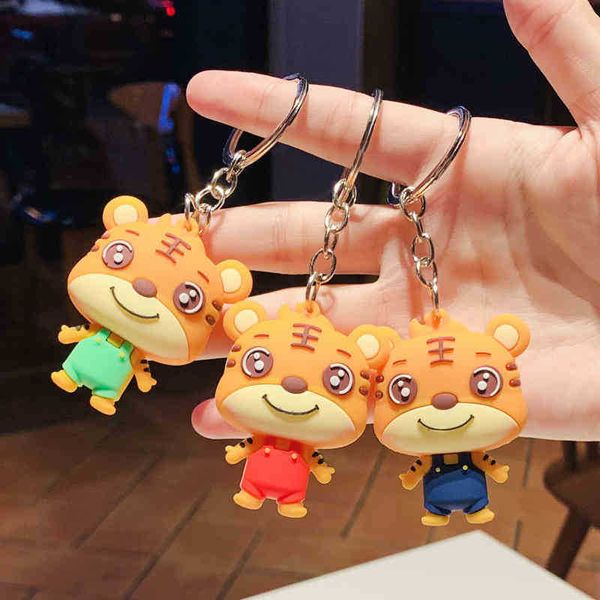 keychains creative soft plastic cartoon cute year of the tiger little key chain children's schoolbag pendant accessories business gifts, Silver
keychains creative soft plastic cartoon cute year of the tiger little key chain children's schoolbag pendant accessories business gifts, Silver