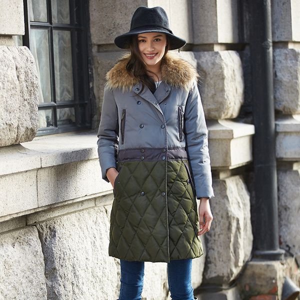 women's down parkas winter good quality goose down coats female thicker fluffy soft causal real fur coat jacket f163 220930, Black
women's down parkas winter good quality goose down coats female thicker fluffy soft causal real fur coat jacket f163 220930, Black
