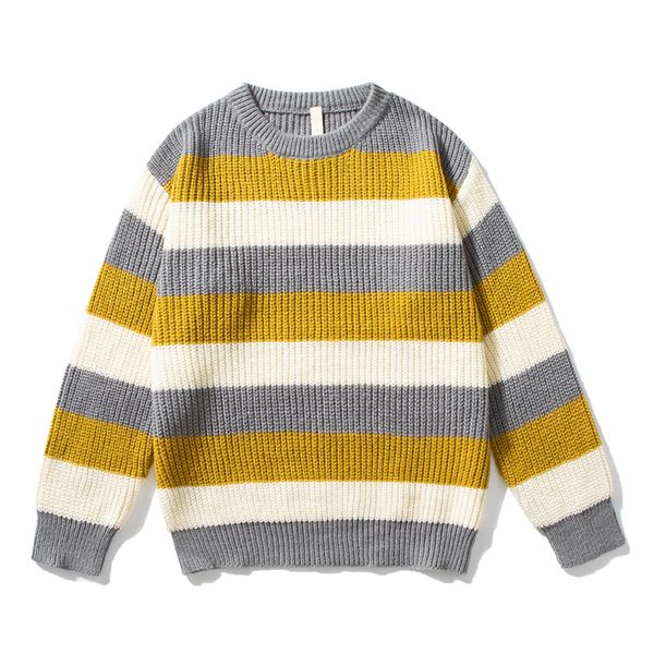 striped sweaters men crewneck knitted jumpers men autumn winter korean fashion high street long sleeve pullover sweater, White;black
striped sweaters men crewneck knitted jumpers men autumn winter korean fashion high street long sleeve pullover sweater, White;black