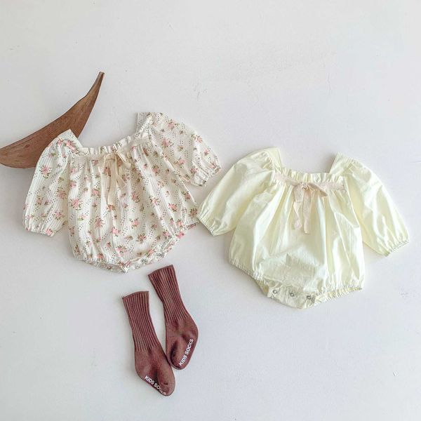 rompers cute infant autumn new sweet bow bodysuit baby girls retro floral square collar cotton jumpsuit kid princess clothes j220922, Blue
rompers cute infant autumn new sweet bow bodysuit baby girls retro floral square collar cotton jumpsuit kid princess clothes j220922, Blue