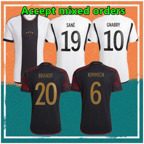 2022 germanys soccer jersey 22/23 world cup national team football uniform, Black;yellow
2022 germanys soccer jersey 22/23 world cup national team football uniform, Black;yellow