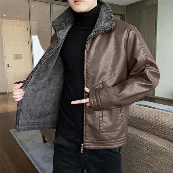 mens fur faux fur retro style leather jacket men autumn winter thciken fur lined warm coats motorcycle jacket men korean fashion jacket slim, Black
mens fur faux fur retro style leather jacket men autumn winter thciken fur lined warm coats motorcycle jacket men korean fashion jacket slim, Black
