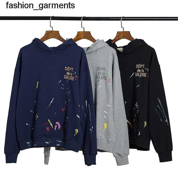 designer men's hoodies sweatshirts galery speckle dept graffiti painted men women couples loose, Black
designer men's hoodies sweatshirts galery speckle dept graffiti painted men women couples loose, Black