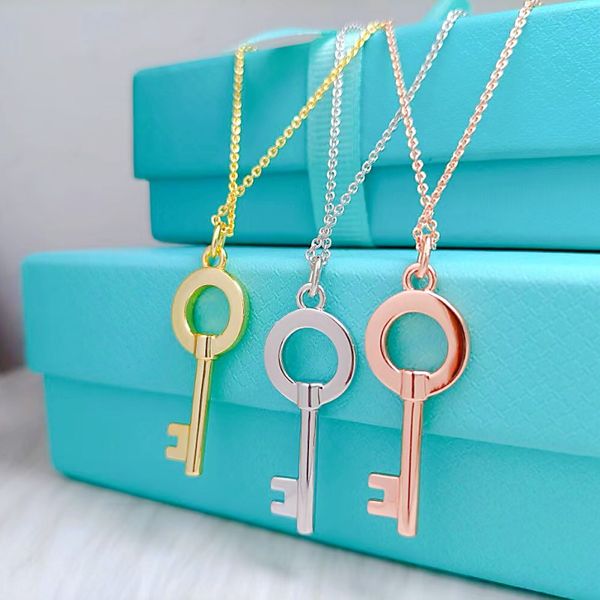 7a designer womens necklace fashion luxury key pendant aaaaa jewelry girl christmas gift box for valentines day tassel, Silver
7a designer womens necklace fashion luxury key pendant aaaaa jewelry girl christmas gift box for valentines day tassel, Silver