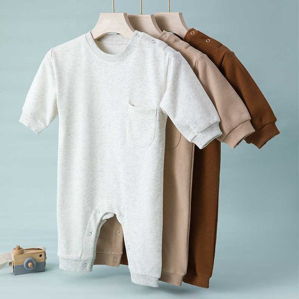 rompers baby boy 7 color casual long sleeves romper toddler pocket simple loose soft cotton jumpsuit kid autumn new outfits j220922, Blue
rompers baby boy 7 color casual long sleeves romper toddler pocket simple loose soft cotton jumpsuit kid autumn new outfits j220922, Blue