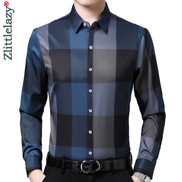 men's casual shirts 2022 brand designer plaid mens shirts for men clothing korean fashion long sleeve shirt luxury dress casual clothes, White;black
men's casual shirts 2022 brand designer plaid mens shirts for men clothing korean fashion long sleeve shirt luxury dress casual clothes, White;black