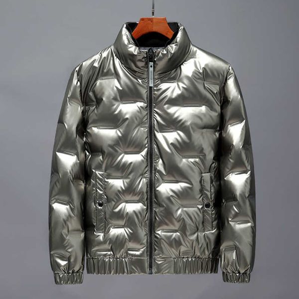 men's down parkas white duck men fashion black silver gold glossy thick winter hooded puffer jacket waterproof male warm coat g220930
men's down parkas white duck men fashion black silver gold glossy thick winter hooded puffer jacket waterproof male warm coat g220930