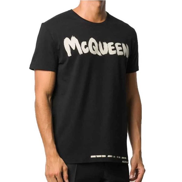 men's t-shirts mcqueen tees men's and women's letter printed round sleeve all-match t-shirt t221006, White;black
men's t-shirts mcqueen tees men's and women's letter printed round sleeve all-match t-shirt t221006, White;black