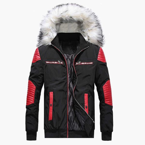 men's down parkas 2022 new men winter jackets thicken warm fur hooded parkas homme zipper casual outwear overcoat mens winter jackets a, Black
men's down parkas 2022 new men winter jackets thicken warm fur hooded parkas homme zipper casual outwear overcoat mens winter jackets a, Black