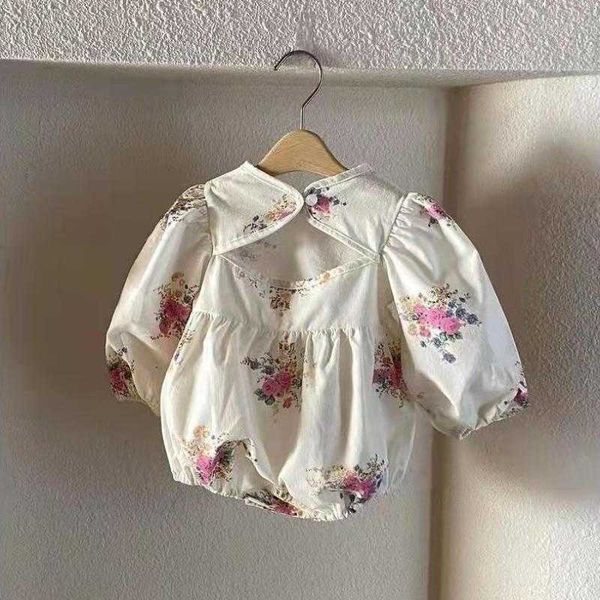 rompers 2022 summer new baby girl bodysuit baby girl cute flower print puff dough sleeve jumpsuit fashion girl princess clothes j220922, Blue
rompers 2022 summer new baby girl bodysuit baby girl cute flower print puff dough sleeve jumpsuit fashion girl princess clothes j220922, Blue