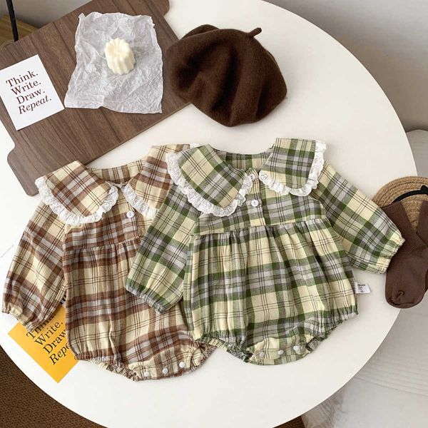rompers girls sweet retro plaid peter pan collar long sleeves bodysuit autumn new allcontest cotton jumpsuit baby boys fashion outfits j2209, Blue
rompers girls sweet retro plaid peter pan collar long sleeves bodysuit autumn new allcontest cotton jumpsuit baby boys fashion outfits j2209, Blue